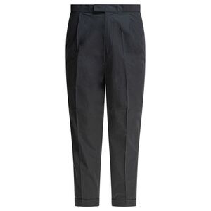 BEAMS PLUS Pleated Cotton Trousers Men GREY Pants
